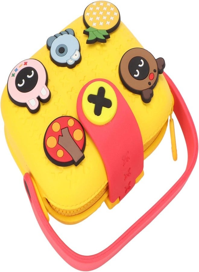 Brighterbee Kids Camera Bag, Lightweight Shoulder Bag with Buffer Case for Boys and Girls for Travel (Yellow) - Image 4